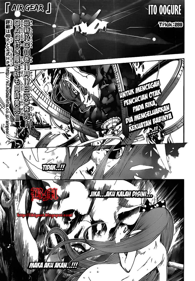 Air Gear Chapter 289 Bahasa Indonesia